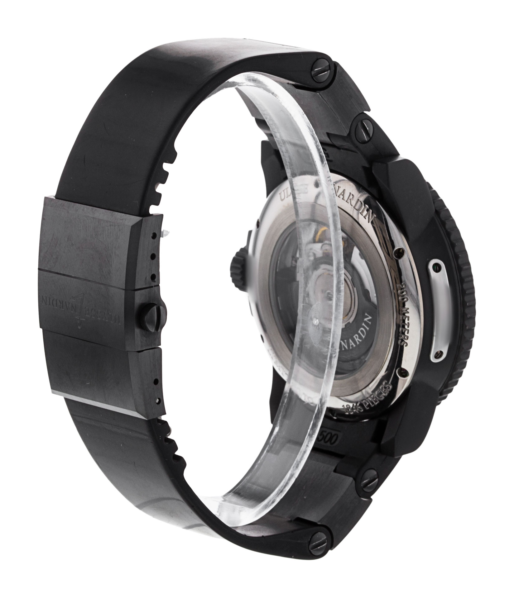 Ulysse Nardin Maxi Marine - Black Dial & Rubber Strap 