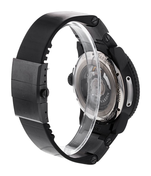 Ulysse Nardin Maxi Marine - Black Dial & Rubber Strap