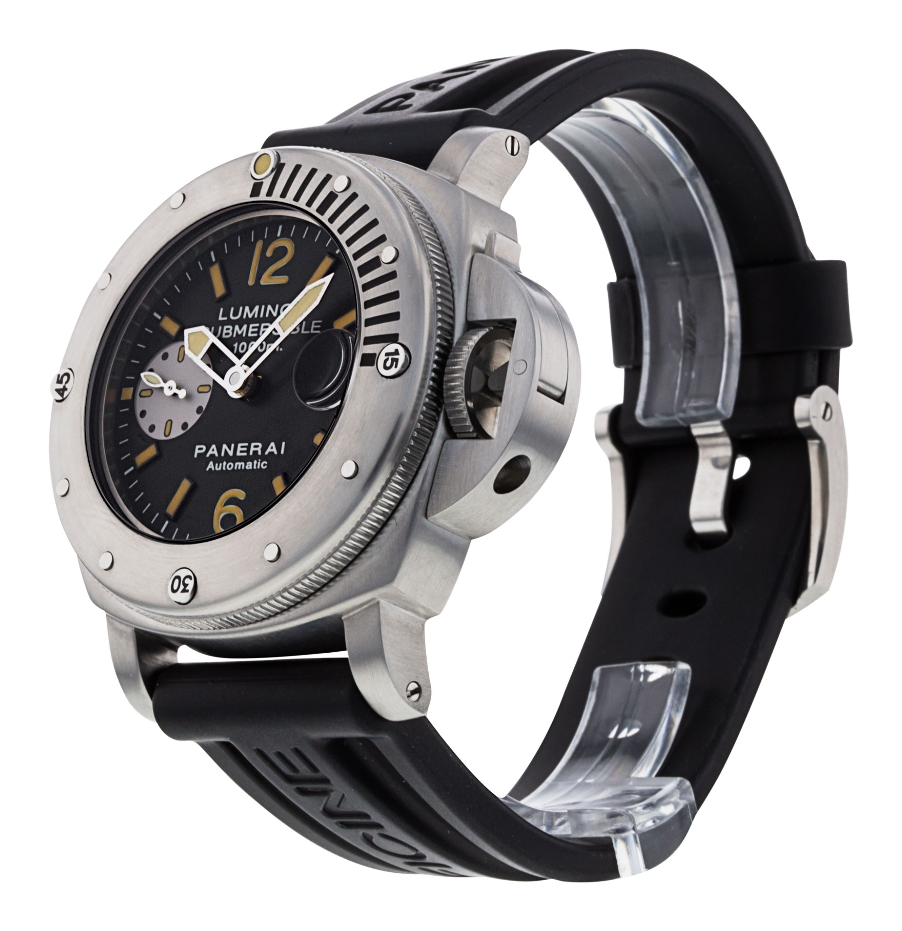 Boîte De Montre Officine Panerai Pour Submersible - Occasion - Couleur Noire