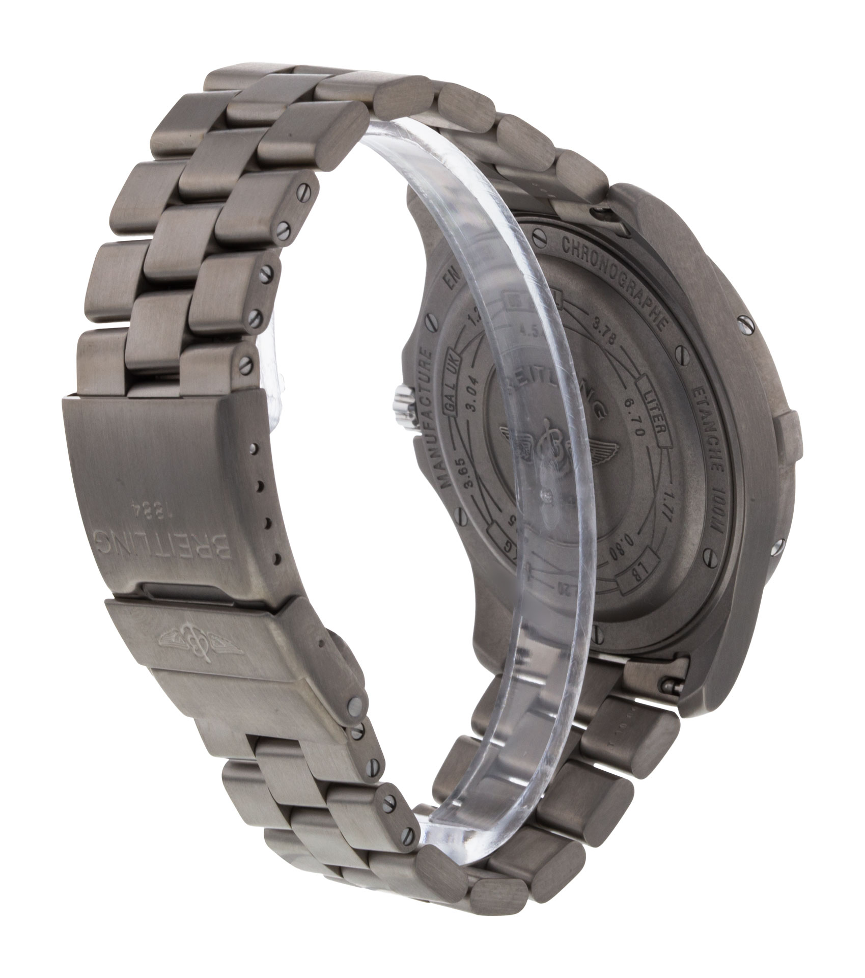 Bracelet Breitling Aerospace 20 Mm En Titane - Réf 1401 / 126E / E75362 - Occasion Repoli Comme Neuf