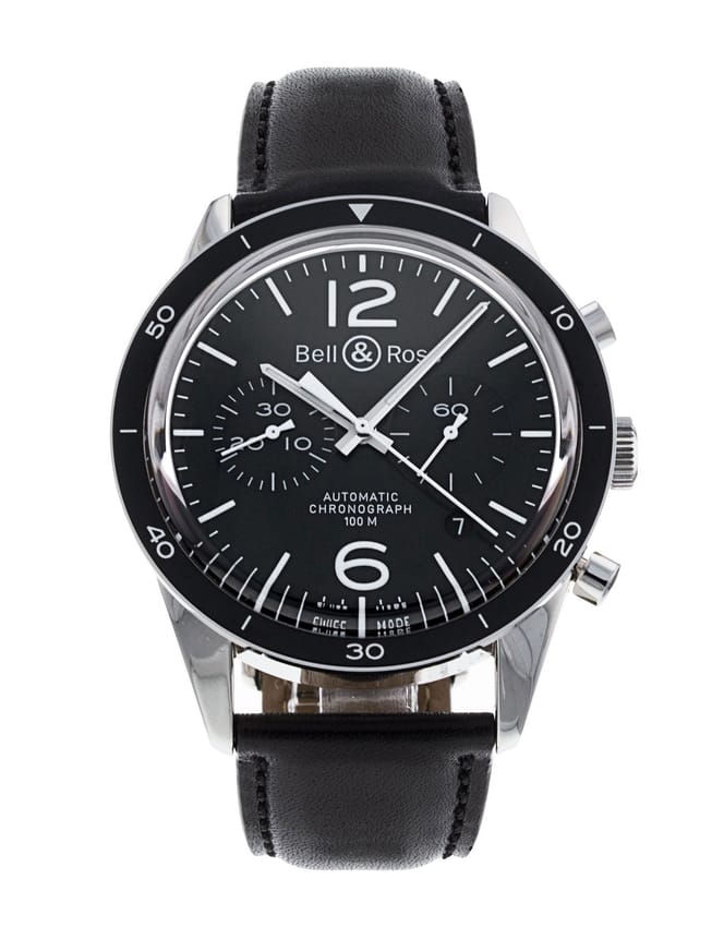 Pre Owned Bell and Ross Vintage 126 BRV126 BL BE SCA Watch