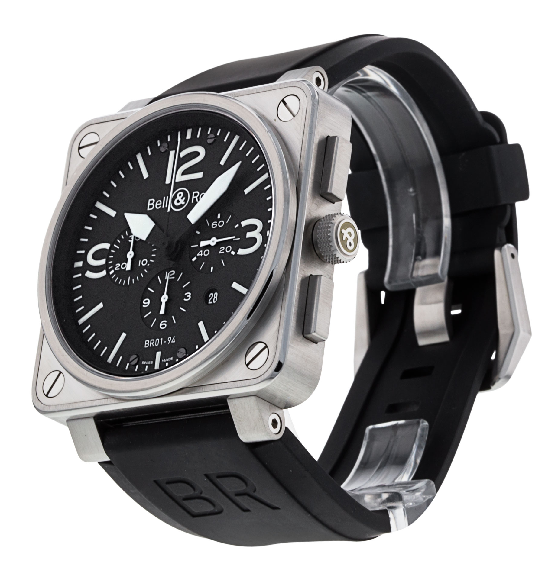 La Cote des Montres : Montre occasion Watchfinder - Bell & Ross BR01-94 ...