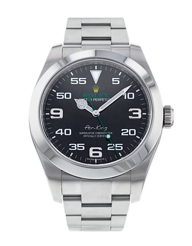 Rolex Air King 116900 Black Arabic Dial Bracelet Strap
