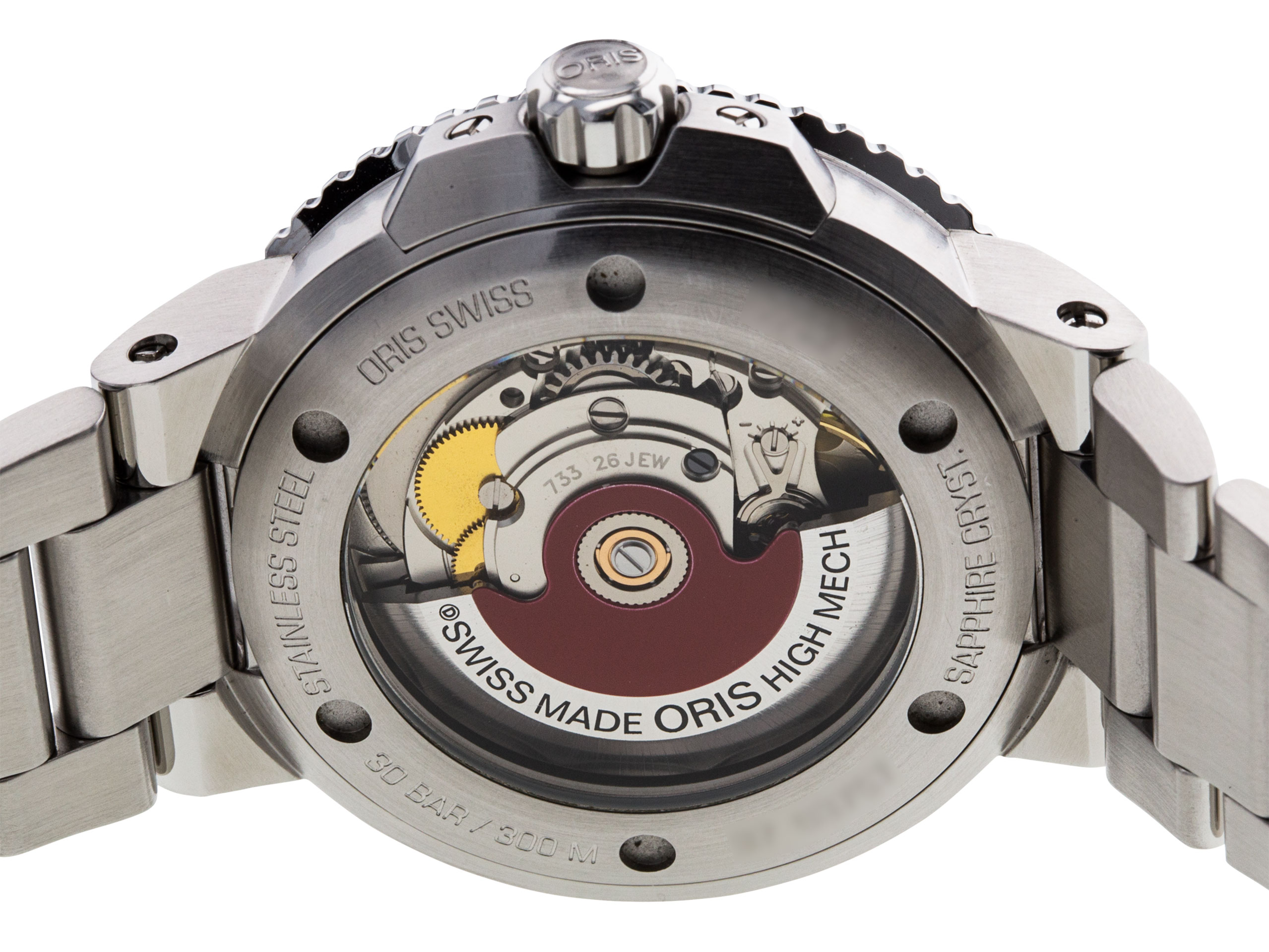 Boîtier De Montre Bracelet Oris Réf. 7590 – Acier Gris, Occasion En Bon état