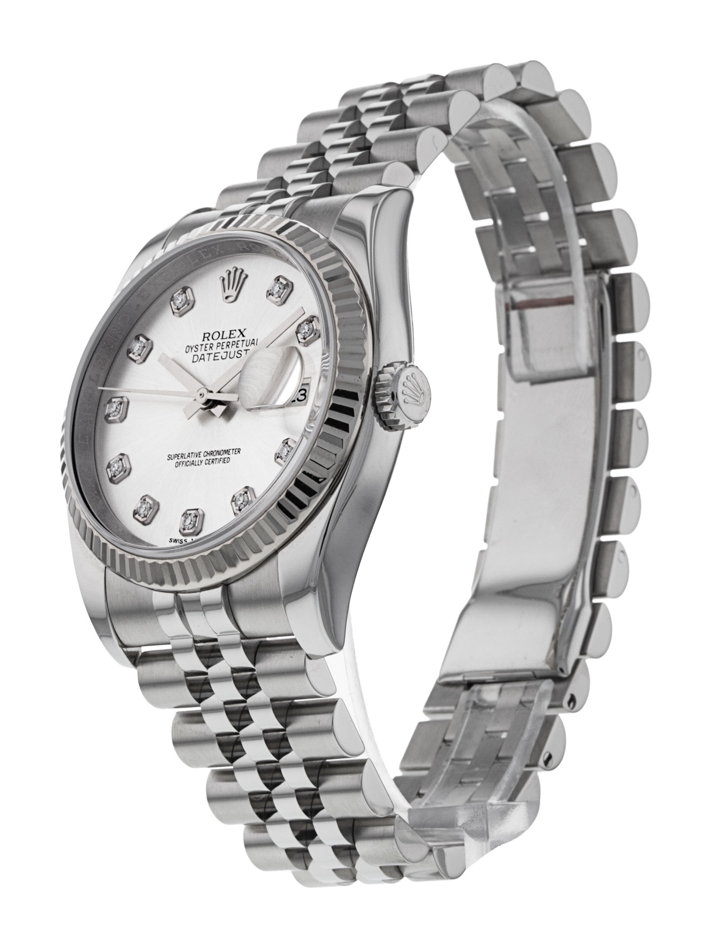 La Cote des Montres: Watchfinder pre-owned watch - Rolex Datejust - 116234