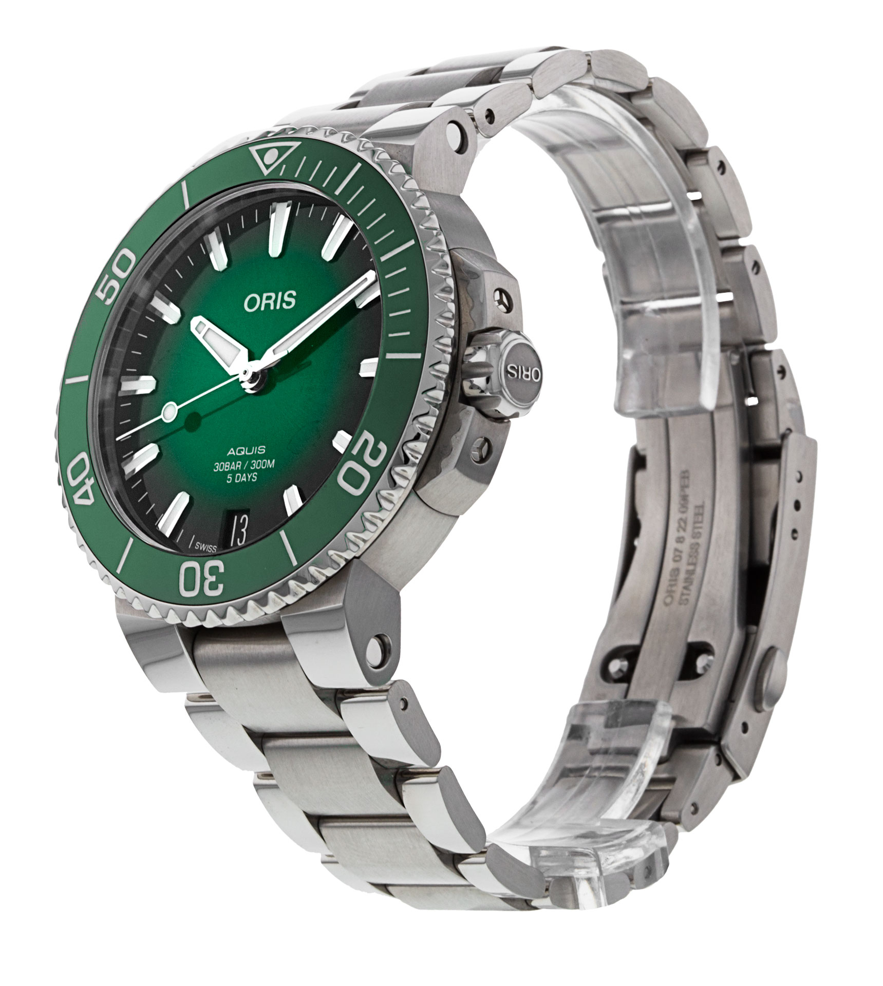 Bracelet Oris Pliable En Acier Inoxydable 22mm - Modèle 07 8 22 08, Unisexe, Neuf Avec Boîte