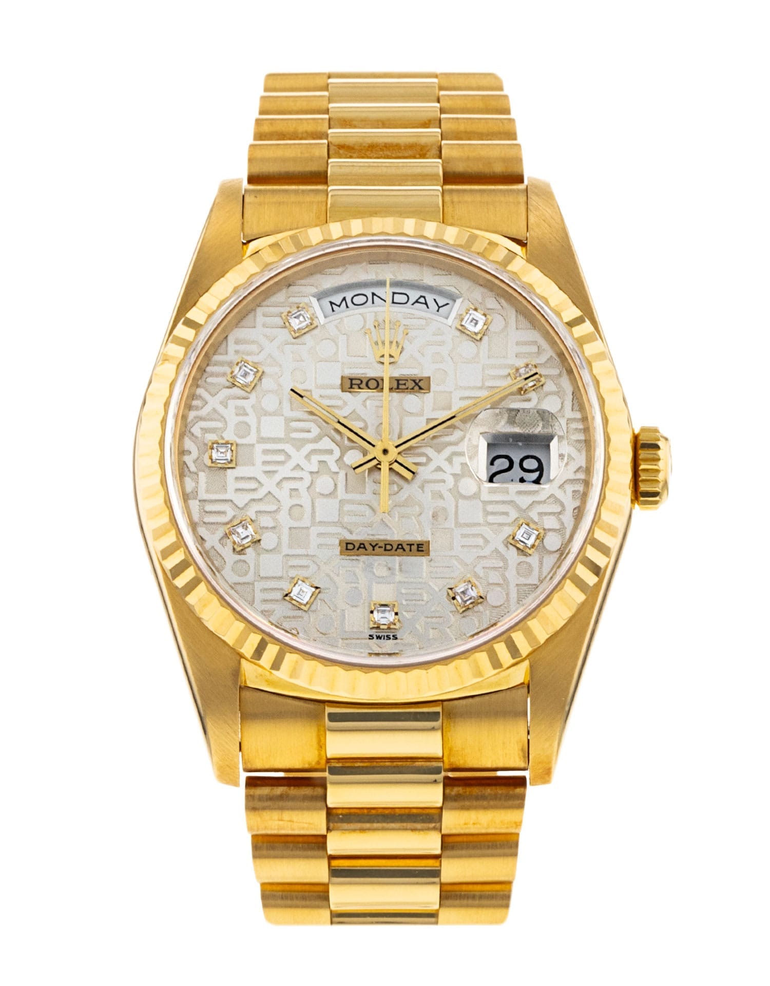 Pre-Owned Rolex Day-Date II 218238 Watch