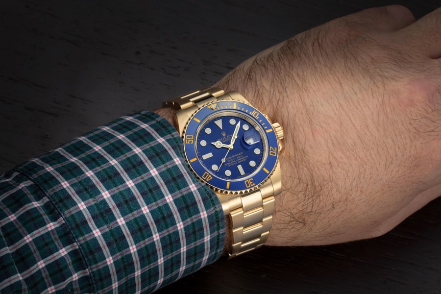 Rolex Submariner 116618 LB Blue Dial Bracelet Strap