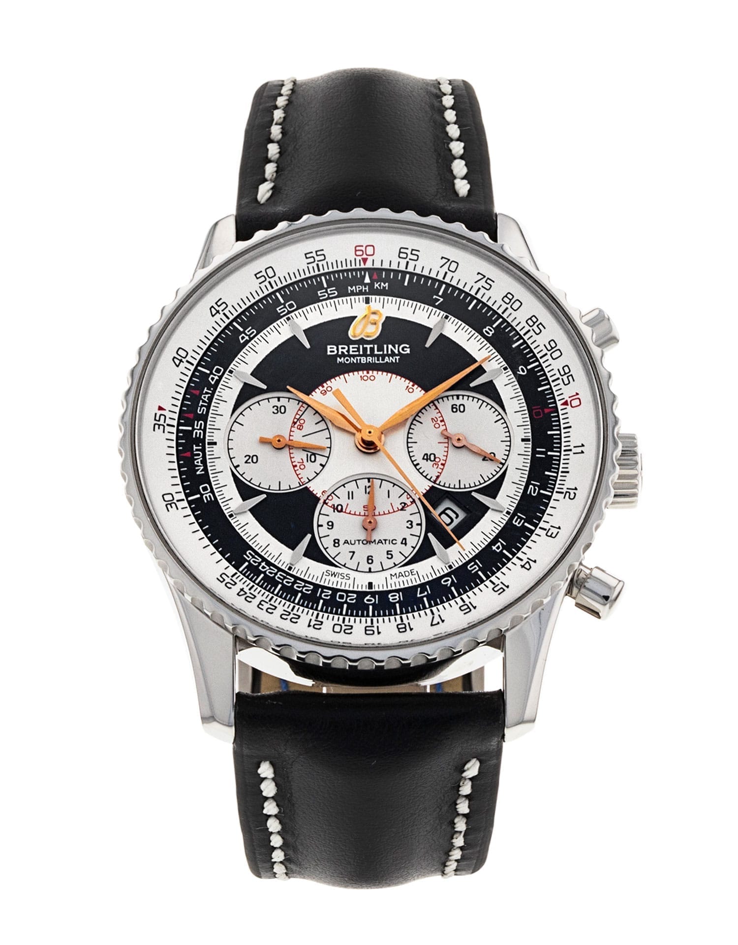 Pre-Owned Breitling Montbrillant A41370 Watch