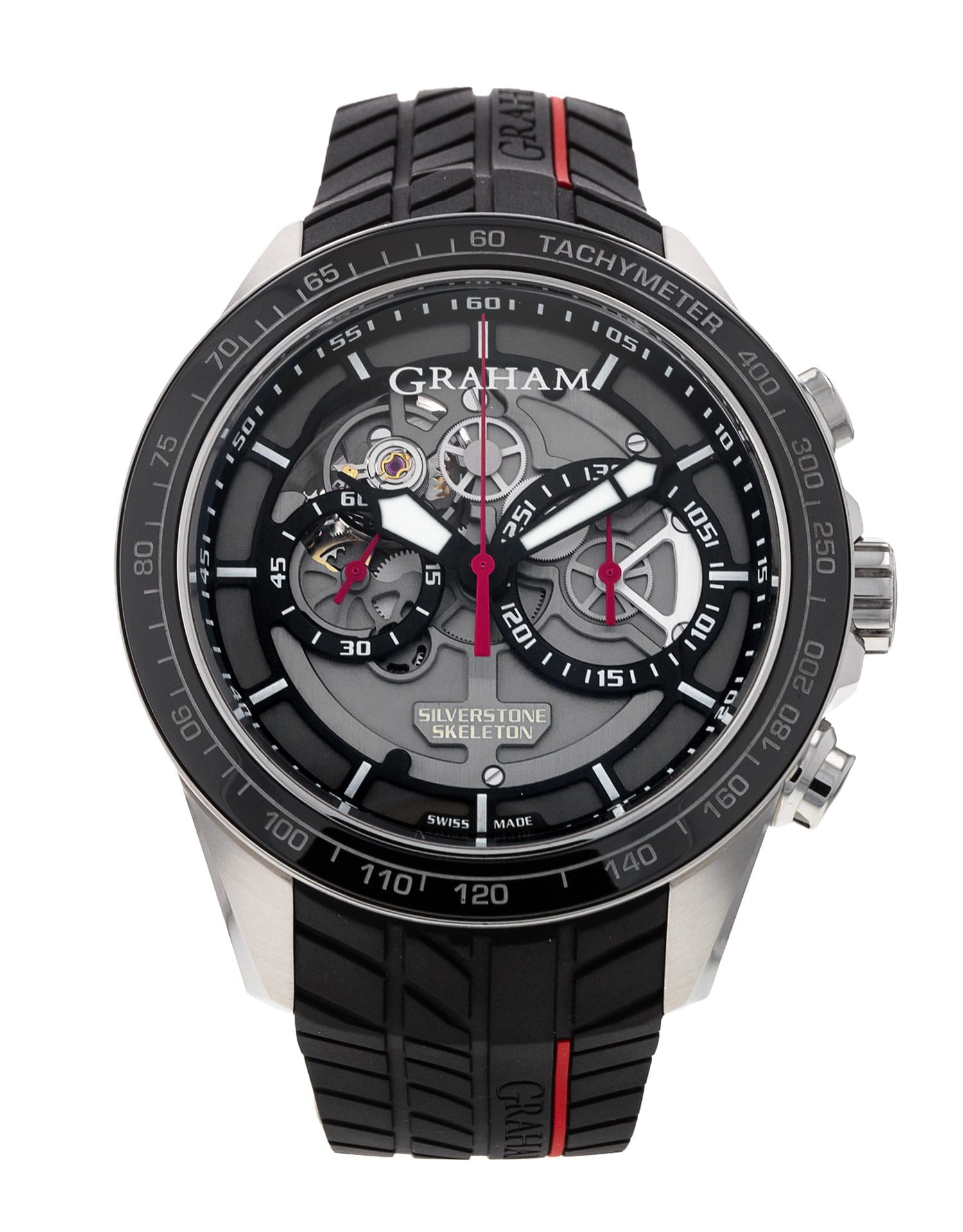 Pre-Owned Graham Silverstone RS Skeleton Watch