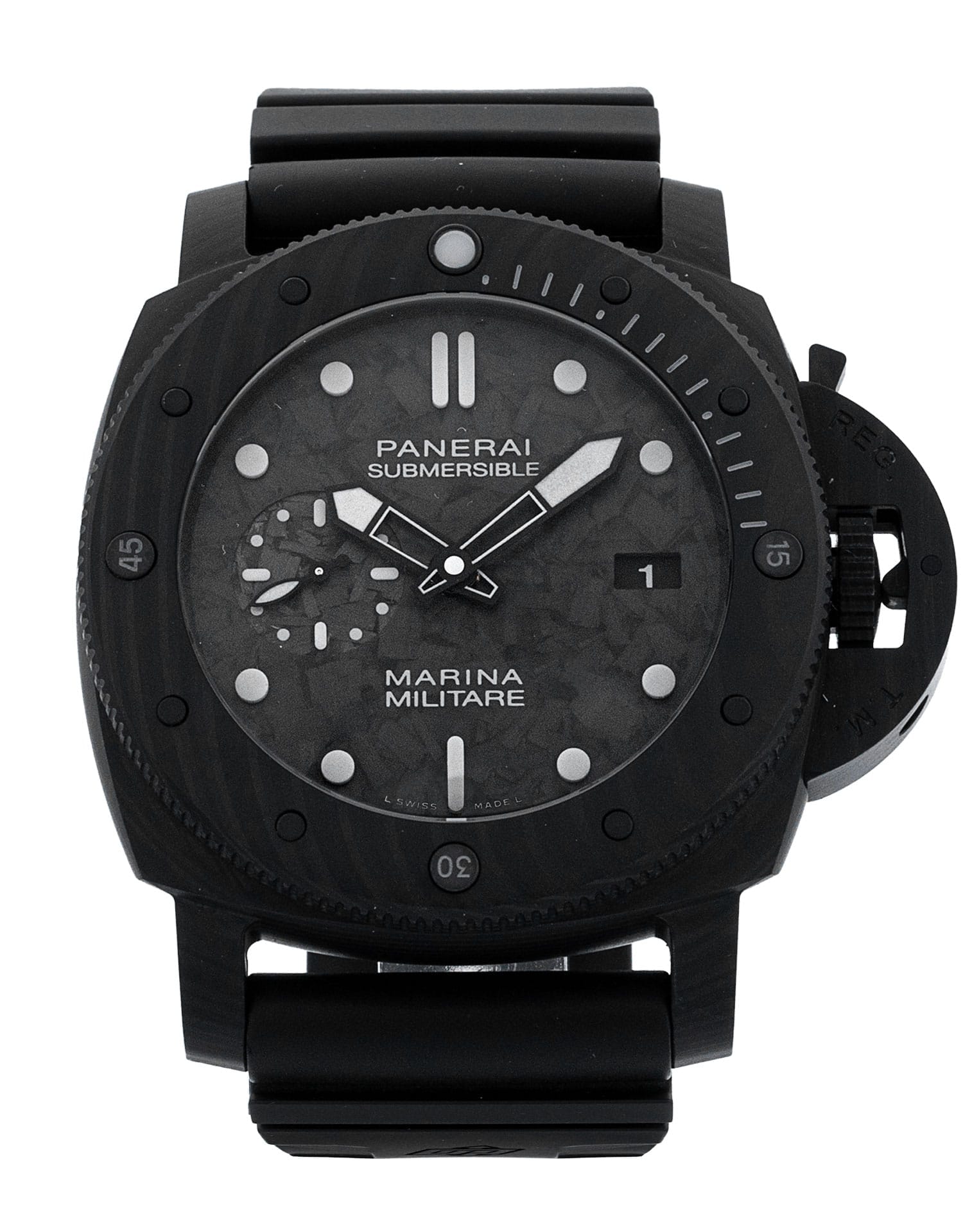 Pre-Owned Panerai Submersible Marina Militare Watch