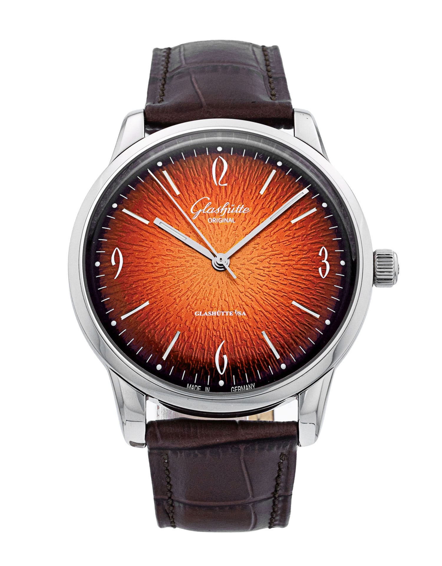 Pre-Owned Glashutte Original Senator Sixties 1-39-52-13-02-04 Watch