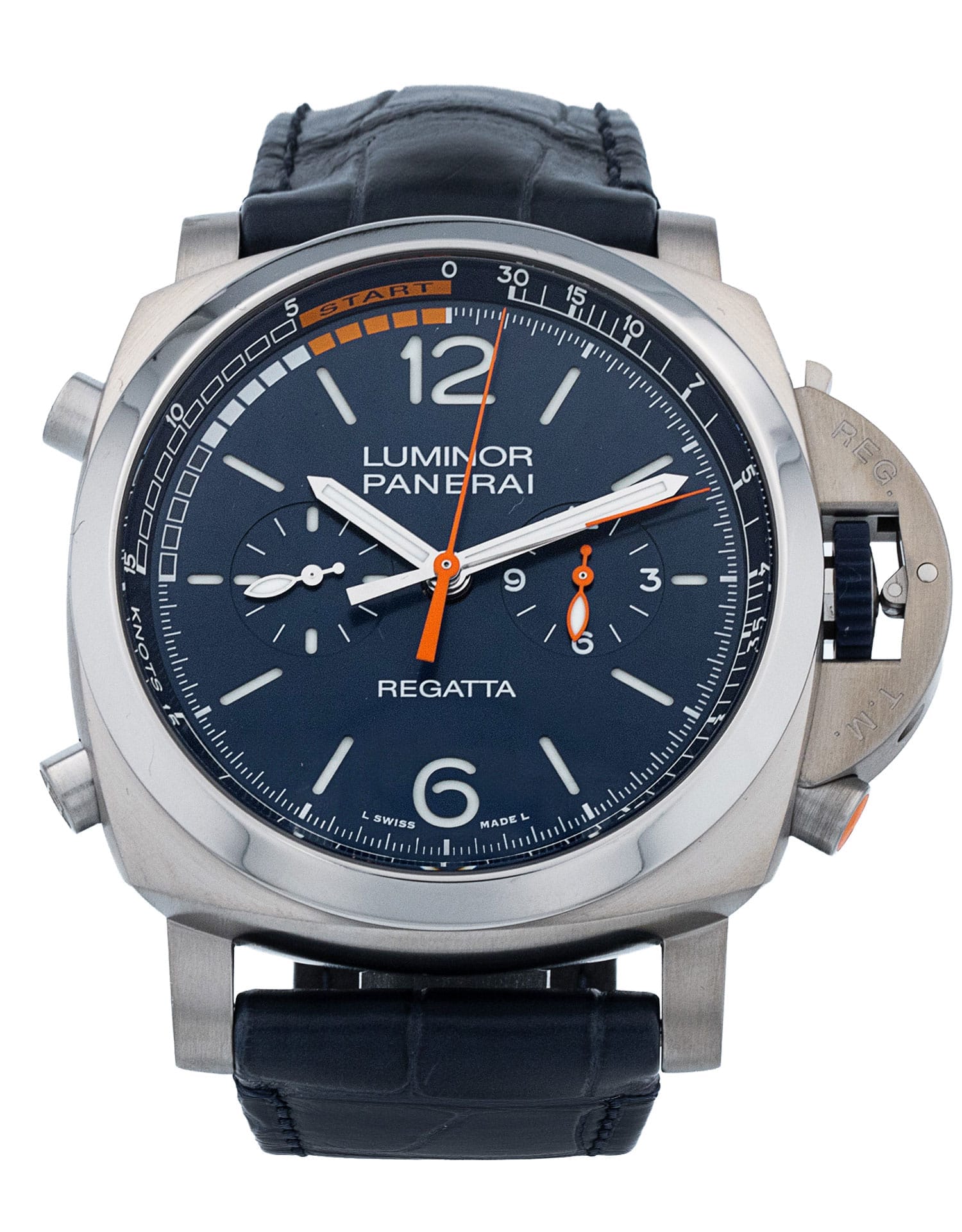 Pre-Owned Panerai Luminor Regatta Blu Mare Watch