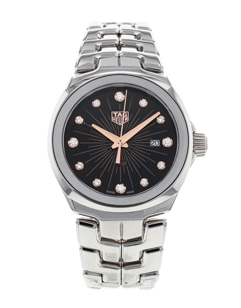 Tag Heuer Link Black Diamond Dial Bracelet Strap