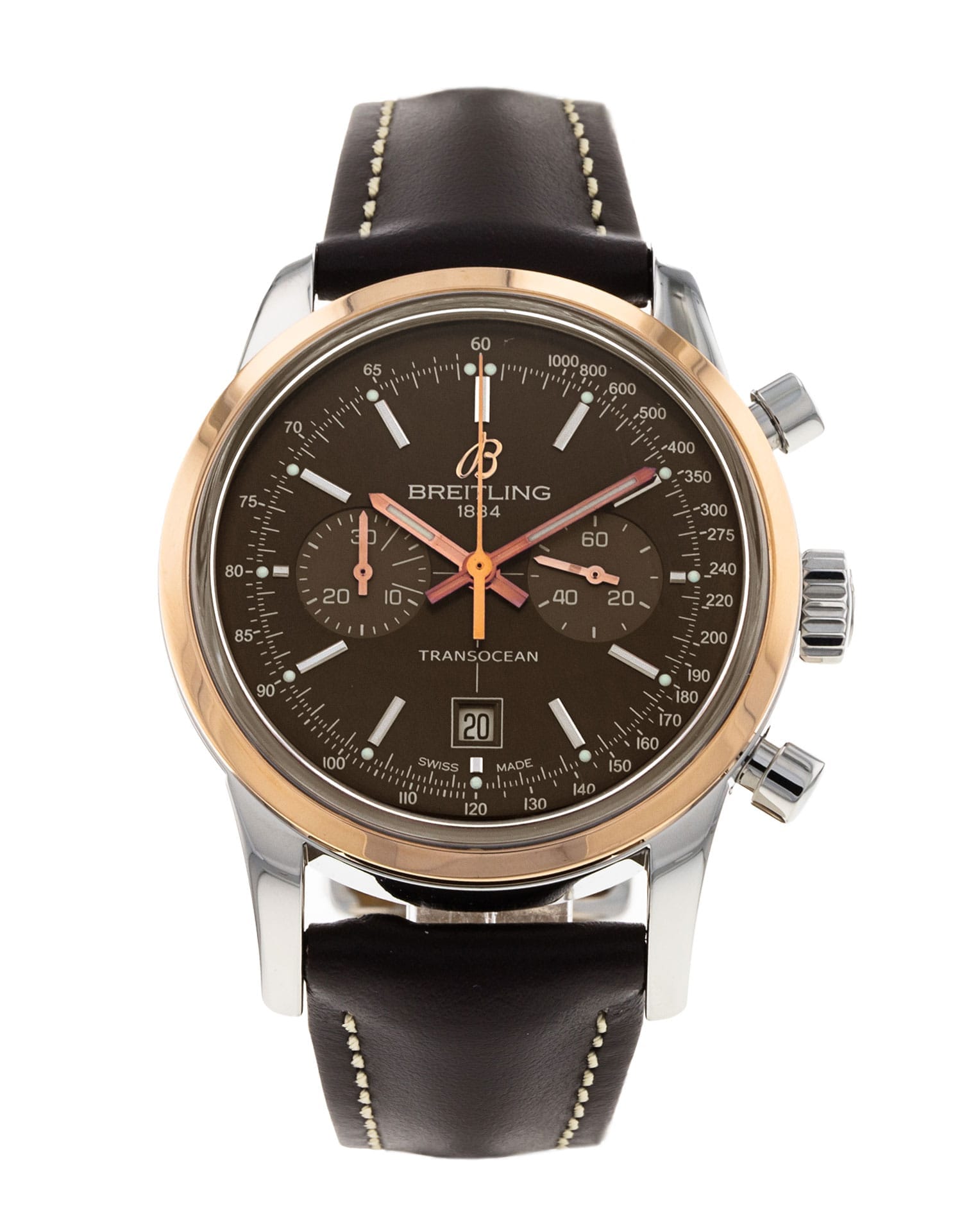 Pre-Owned Breitling Transocean Chronograph U41310 Watch