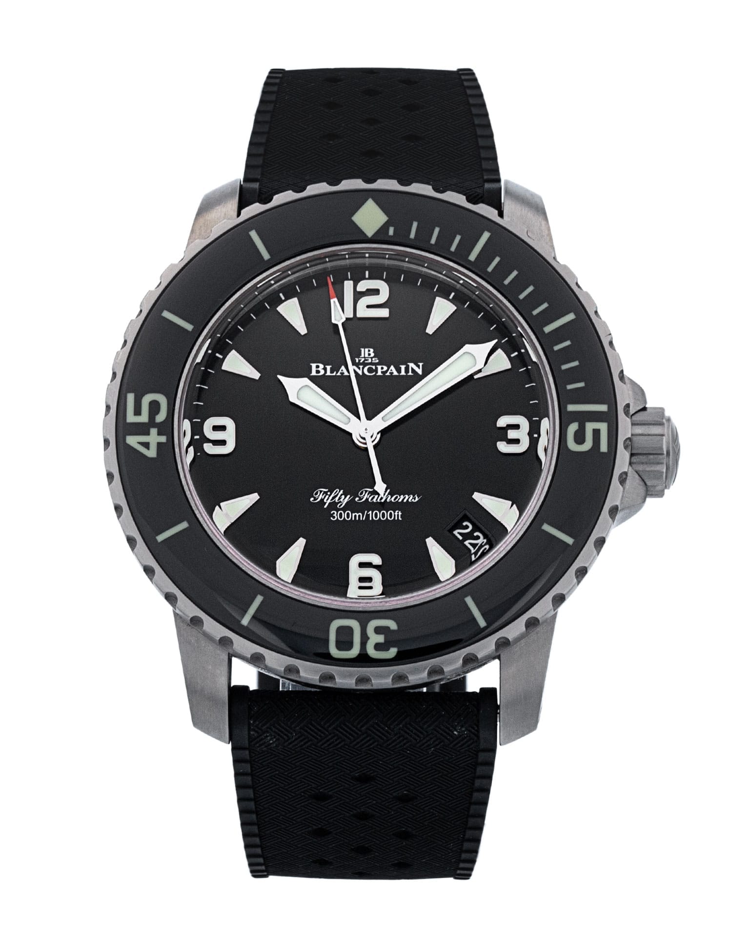 Pre-Owned Blancpain Fifty Fathoms 5010-12B40-O64A Watch