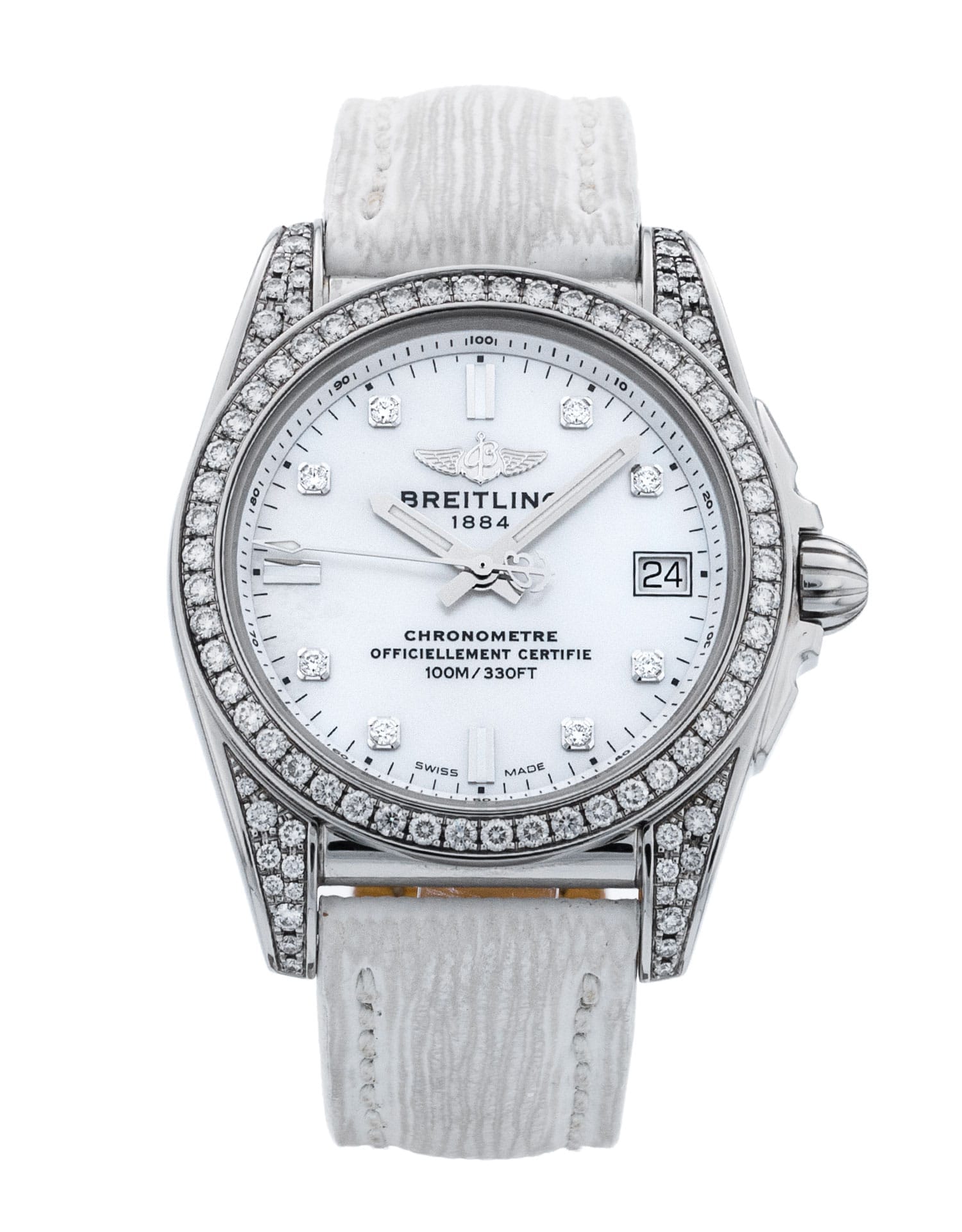 Pre-Owned Breitling Galactic 36 A74330 Watch
