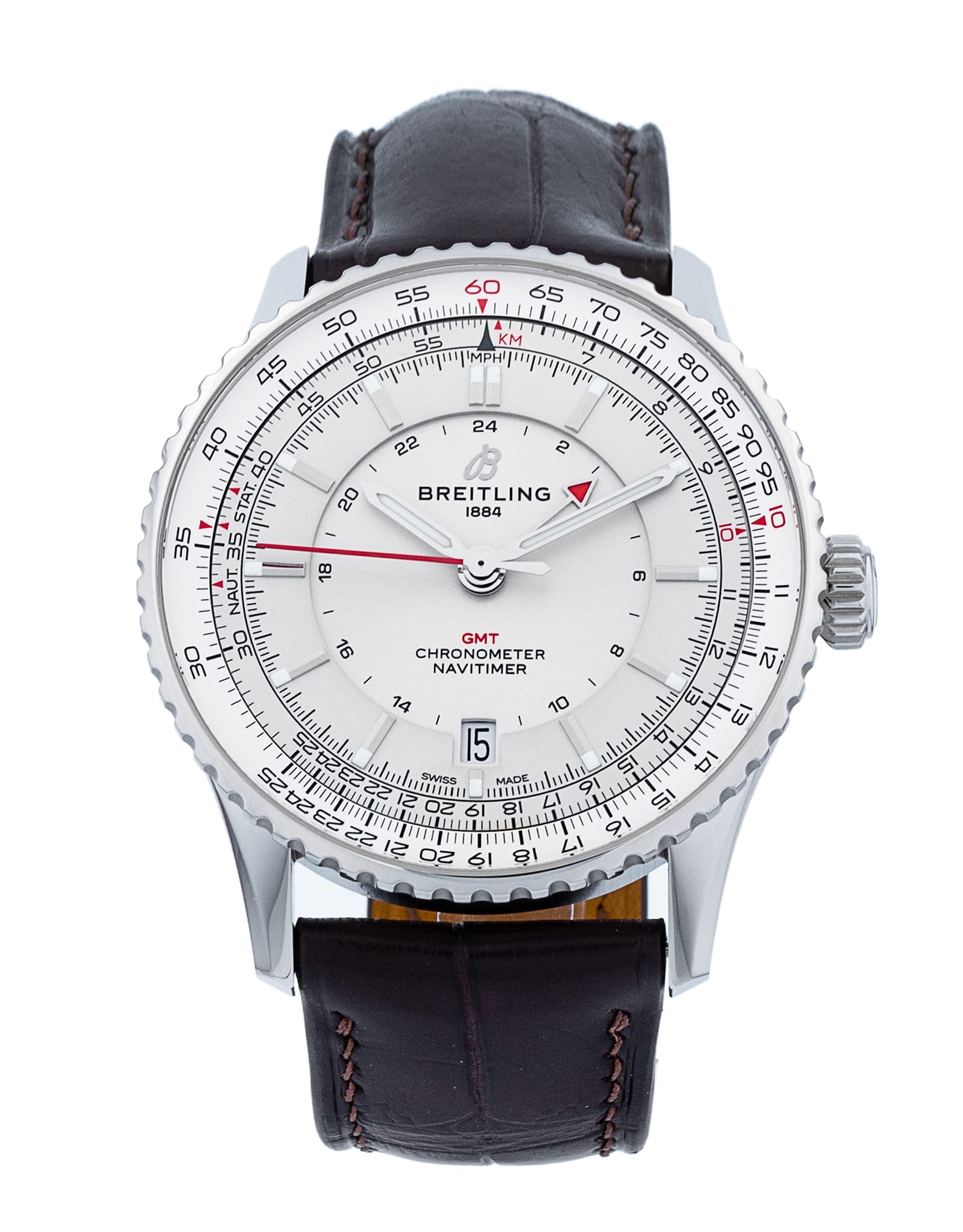 Gebrauchte Breitling Navitimer Automatic GMT 41 Uhr