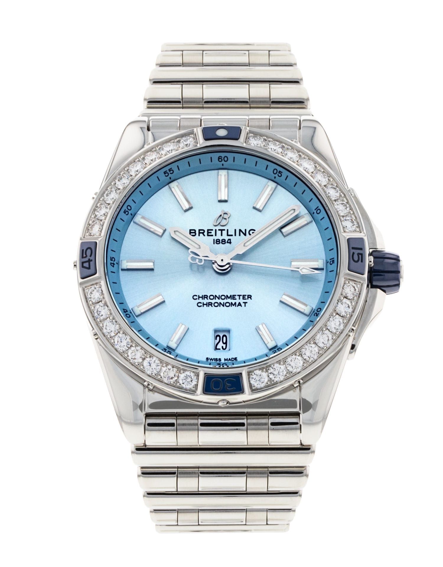 Pre-Owned Breitling Super Chronomat Automatic 38 Watch