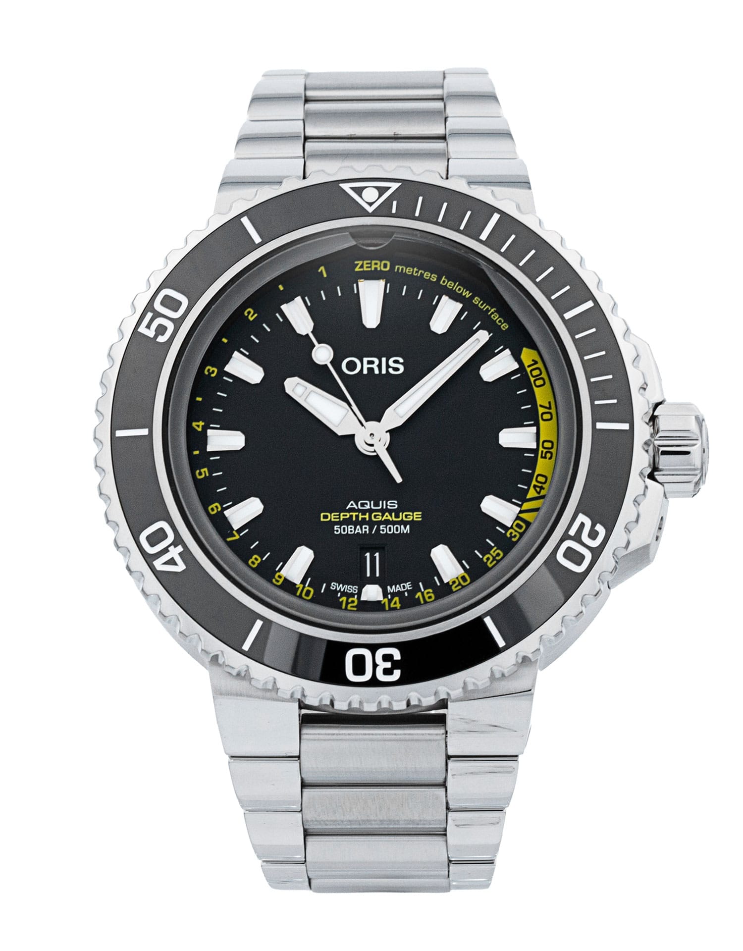 Gebrauchte Oris Aquis Depth Gauge Uhr