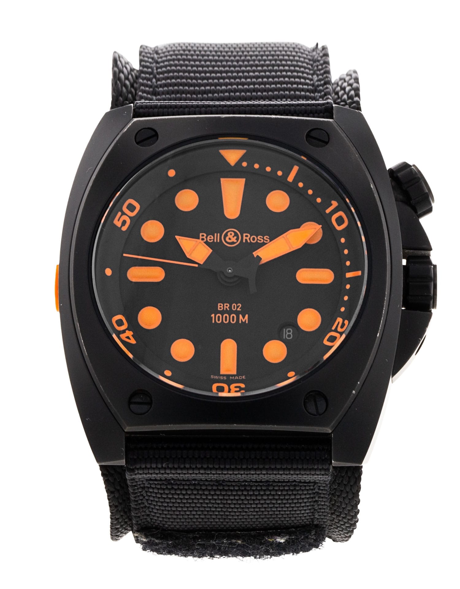 Pre-Owned Bell and Ross BR02 Carbon Watch