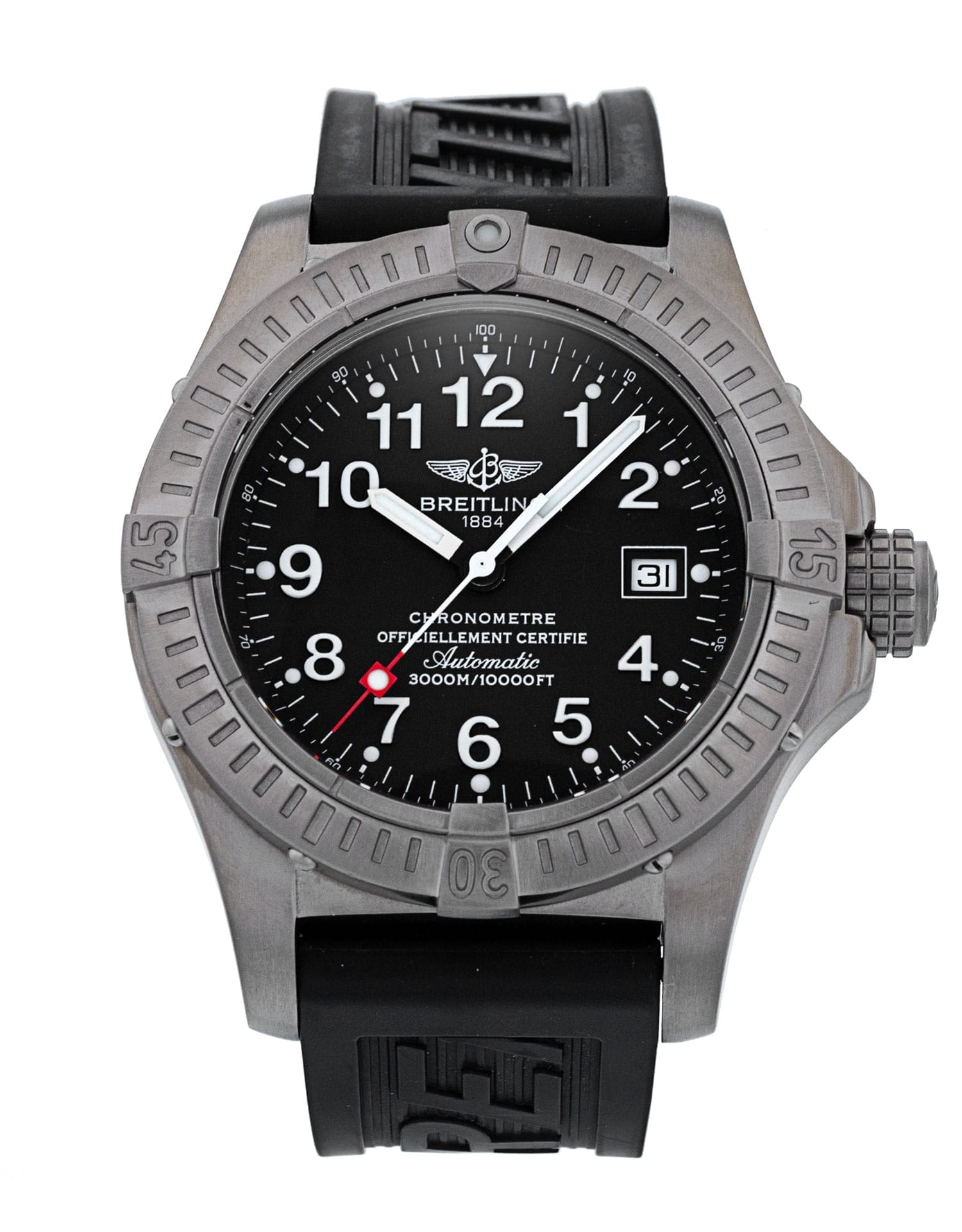 Pre-Owned Breitling Avenger II Seawolf E17370 Watch