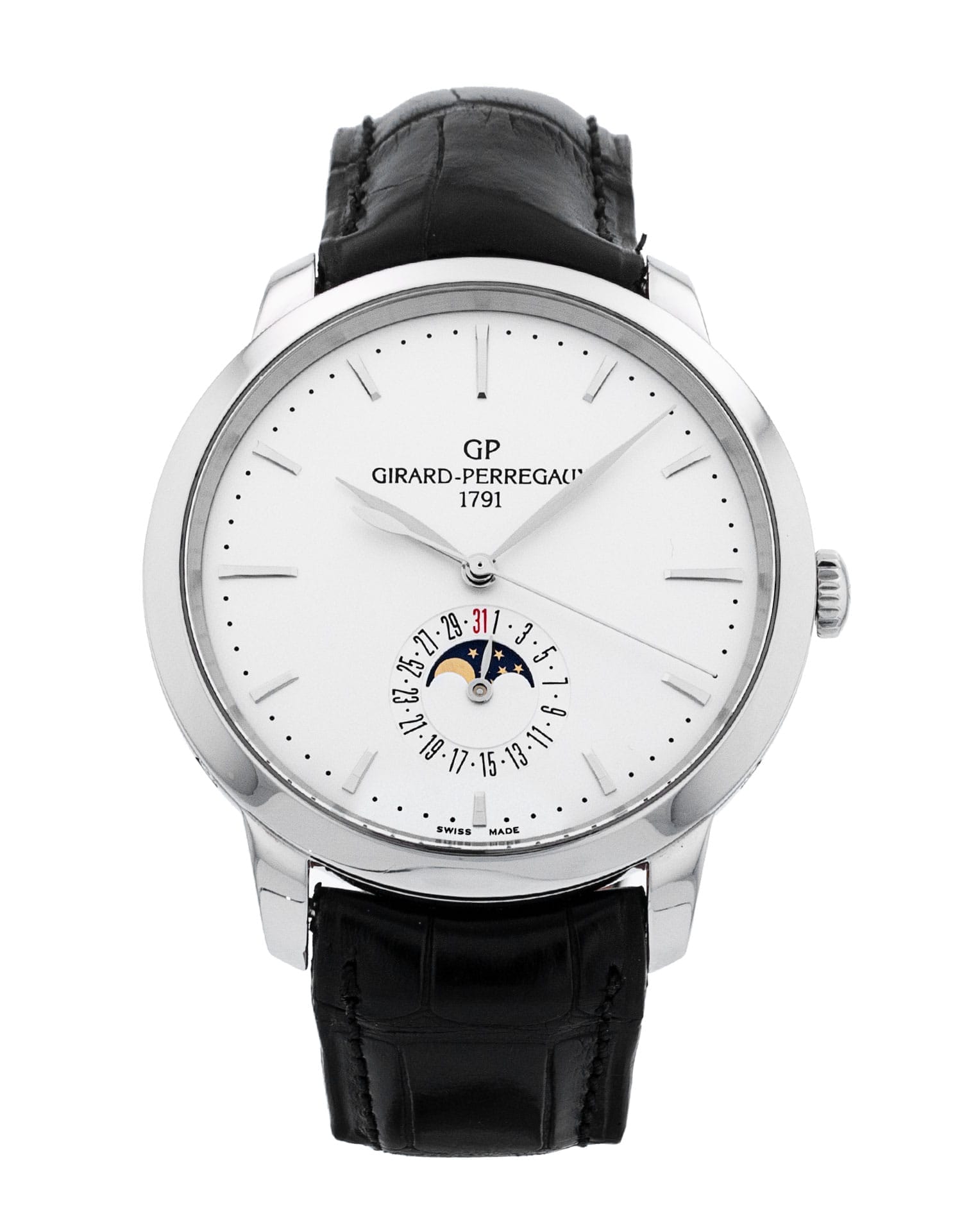 Pre-Owned Girard Perregaux 1966 49545-11-131-BB60 Watch