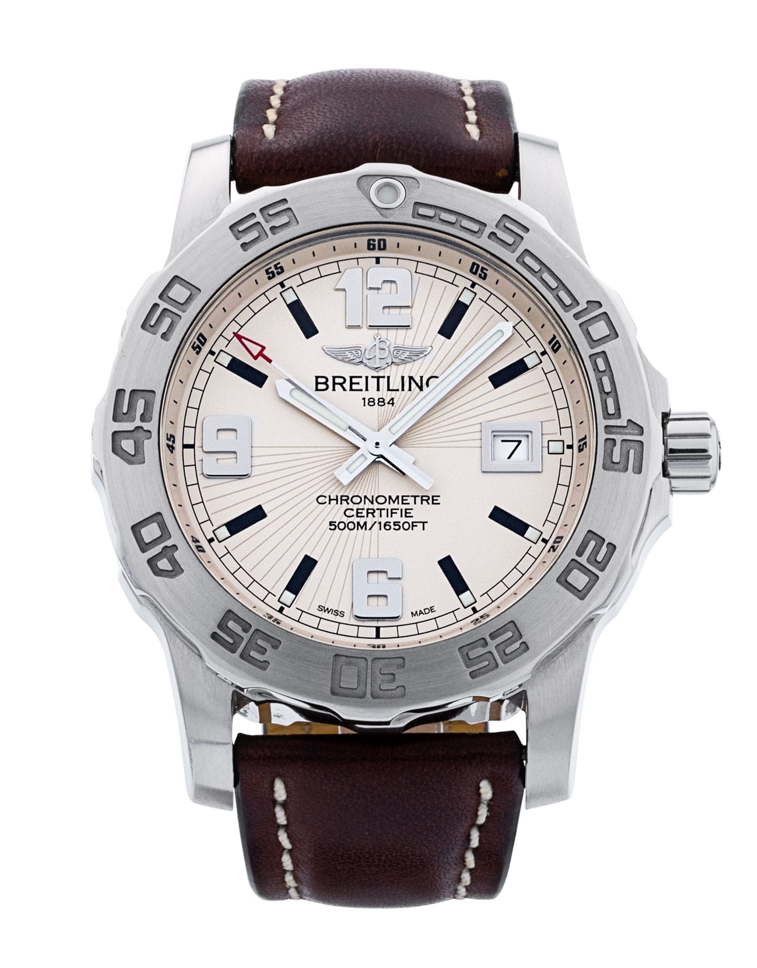 Pre-Owned Breitling Colt Quartz A74387 Watch