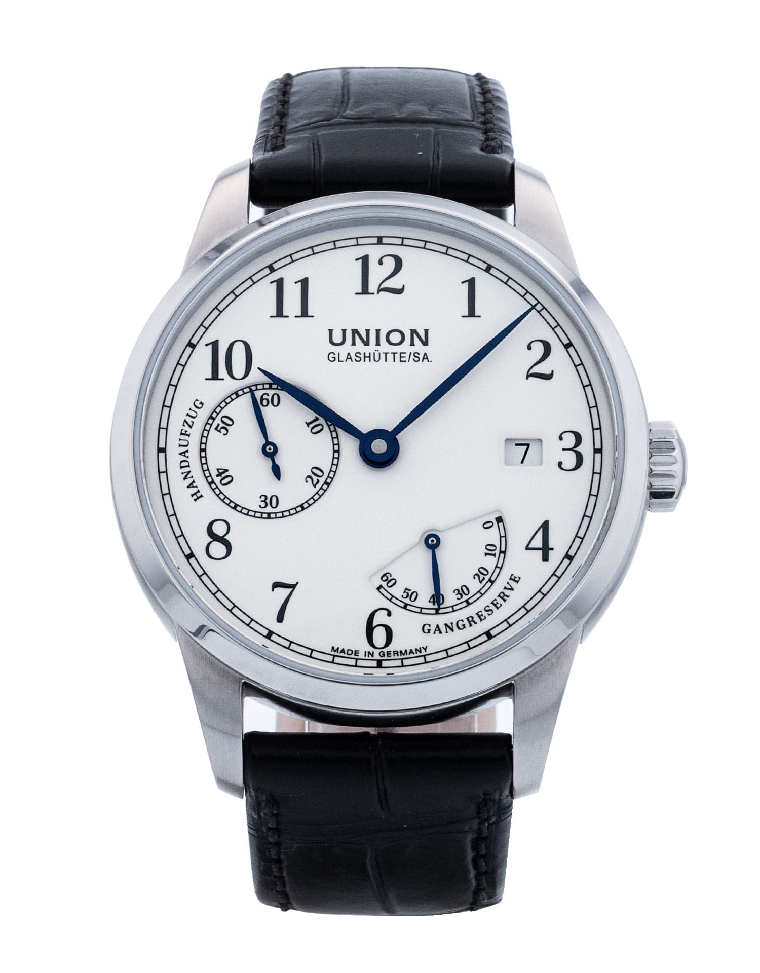Pre-Owned Union Glashutte 1893 D007.456.16.017.00 Watch