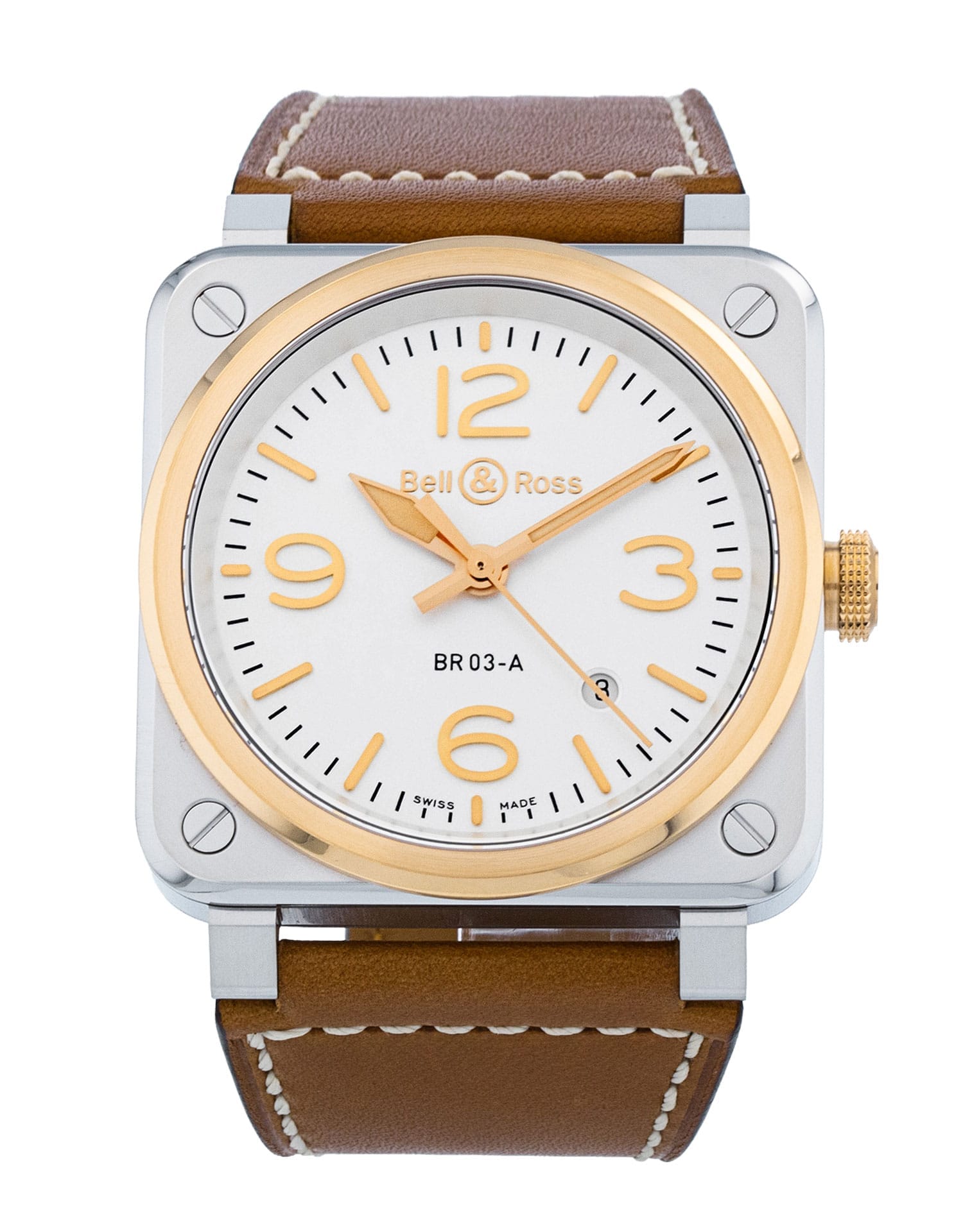 Bell and Ross BR 03 BR03A-WH-STPG/SCA