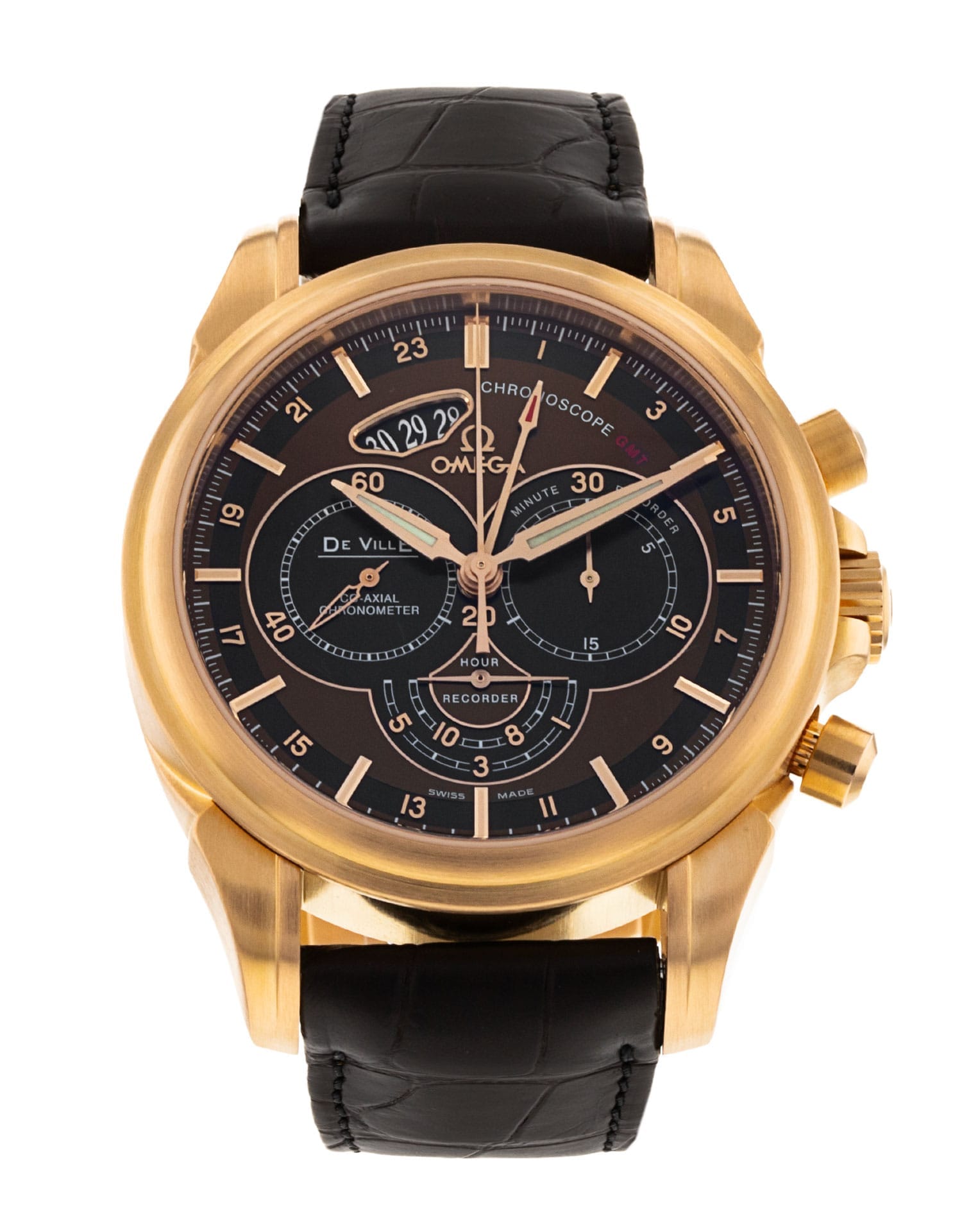 Pre-Owned Omega De Ville Chronoscope 422.53.44.52.13.001 Watch