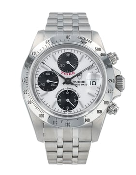 Tudor Prince Date 79280 Silver Baton Dial Bracelet Strap