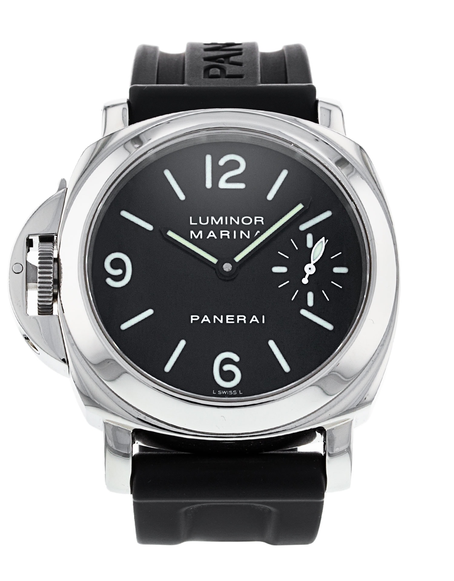 Panerai Luminor Marina Schwarz Arabisches Viertel Zifferblatt