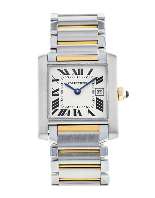 Cartier Tank Francaise Silver Roman Numeral Dial