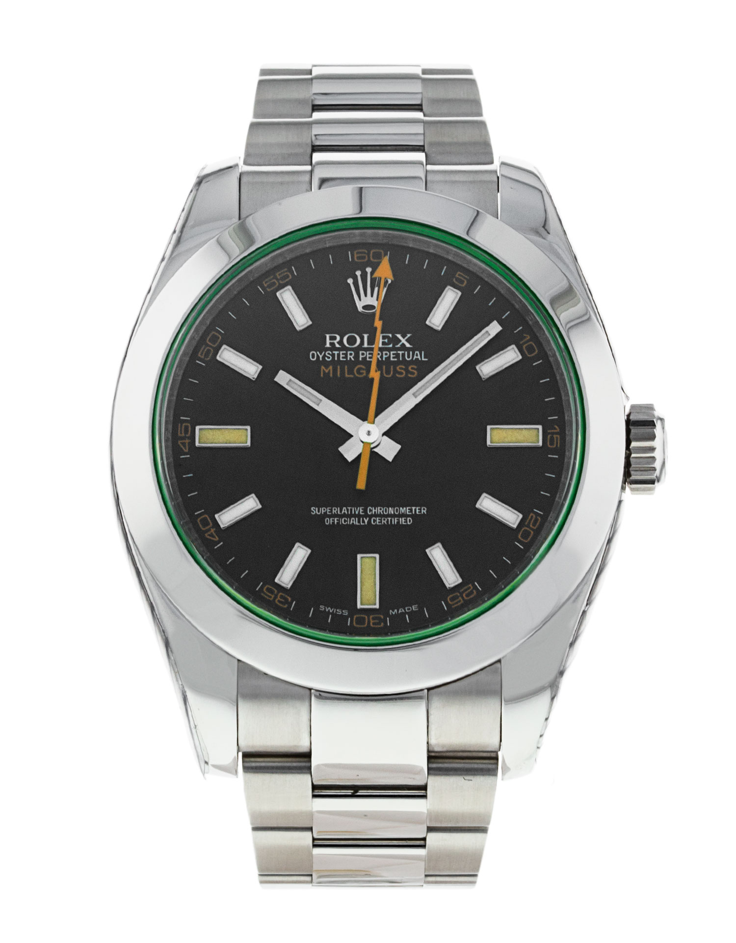 Gebrauchte Rolex Milgauss 116400 GV Uhr Gebrauchte Rolex Milgauss 116400 GV Uhr