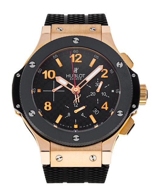 Hublot Big Bang Black Carbon Arabic Dial Rubber Strap