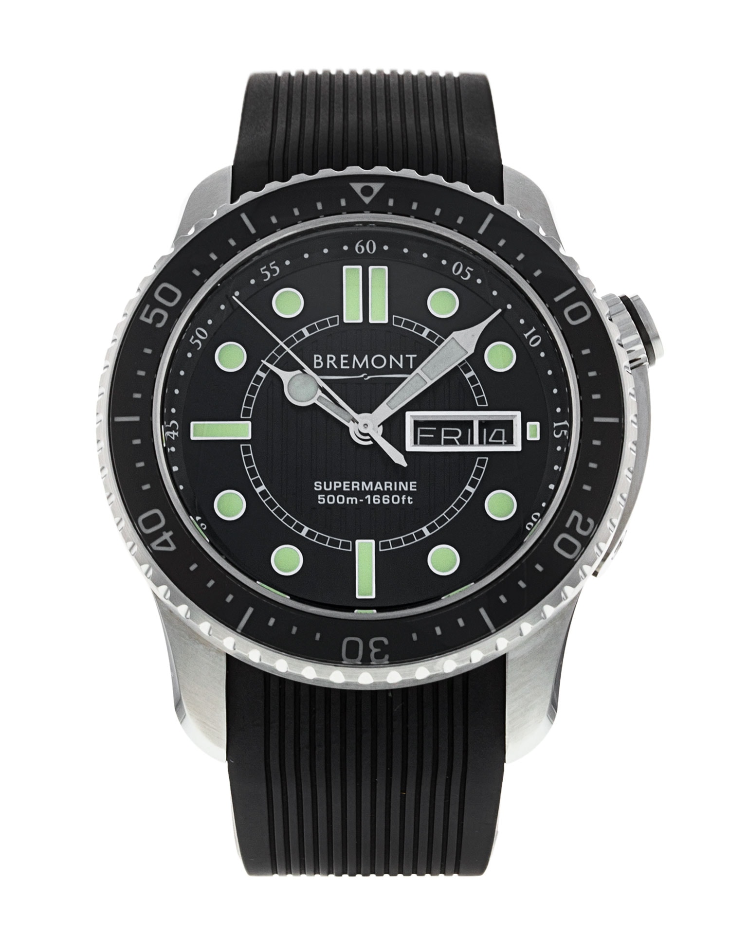 Bremont Supermarine Schwarz Baton Zifferblatt
