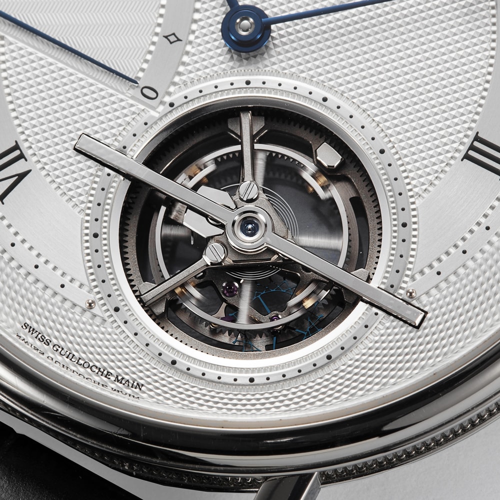 Breguet Tourbillon Silver Roman Numeral Dial - Main Image