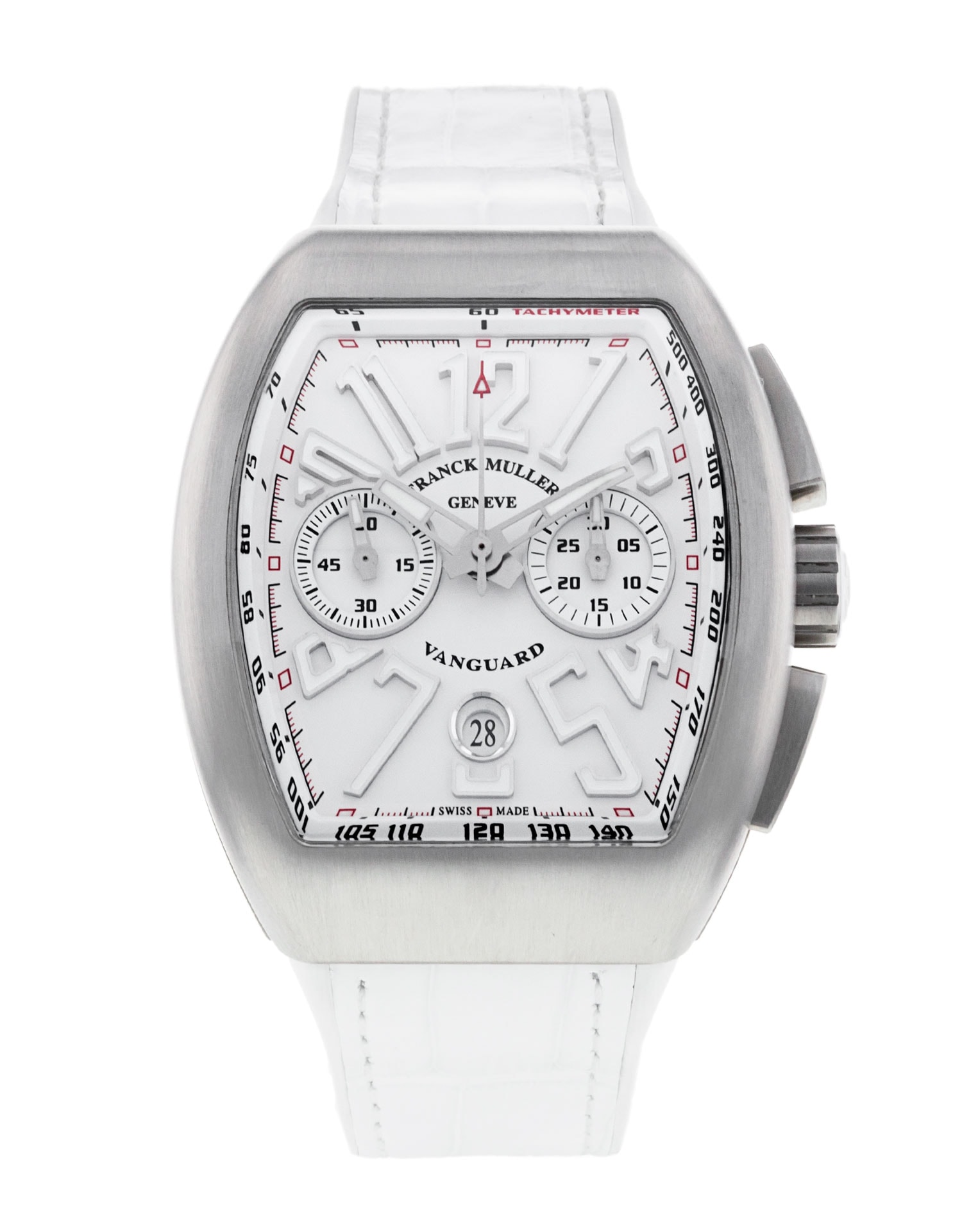 Franck Muller White Dial Franck Muller Vanguard White Arabic Dial