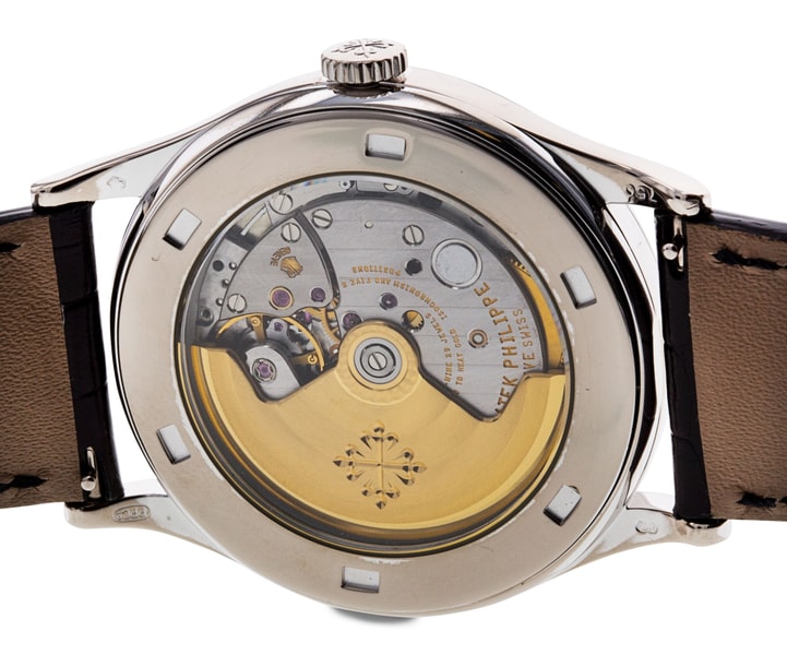 Patek Philippe Calatrava quadrante Argento Baton