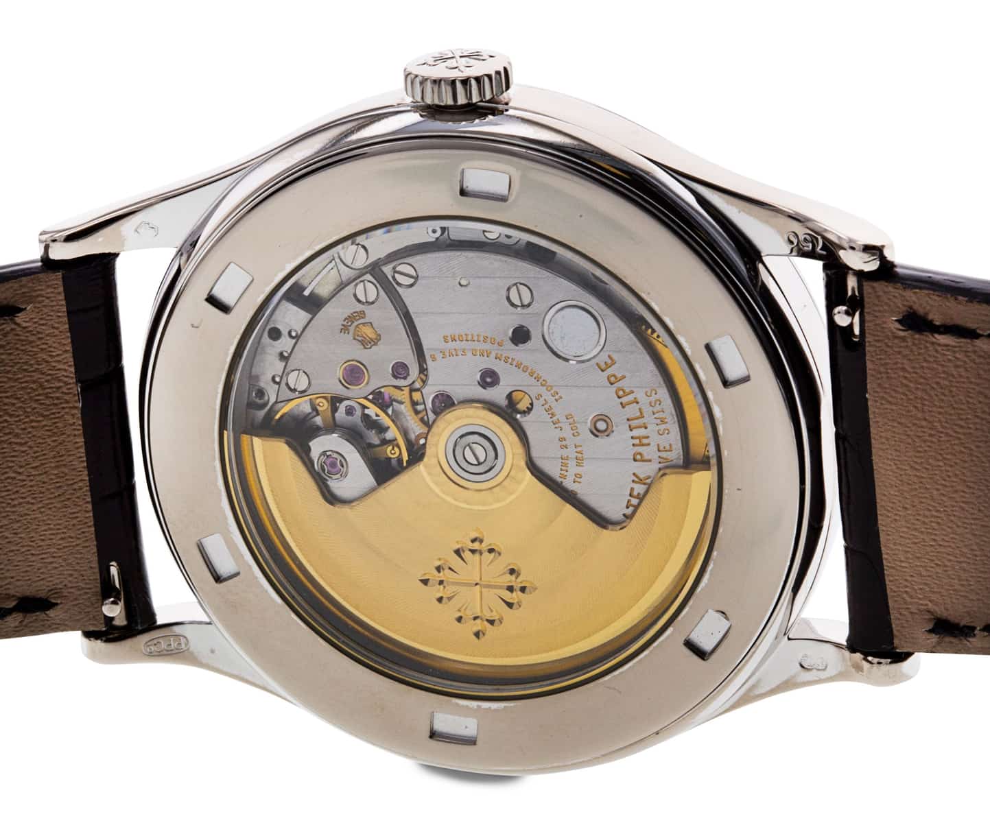 Patek Philippe Calatrava quadrante Argento Baton