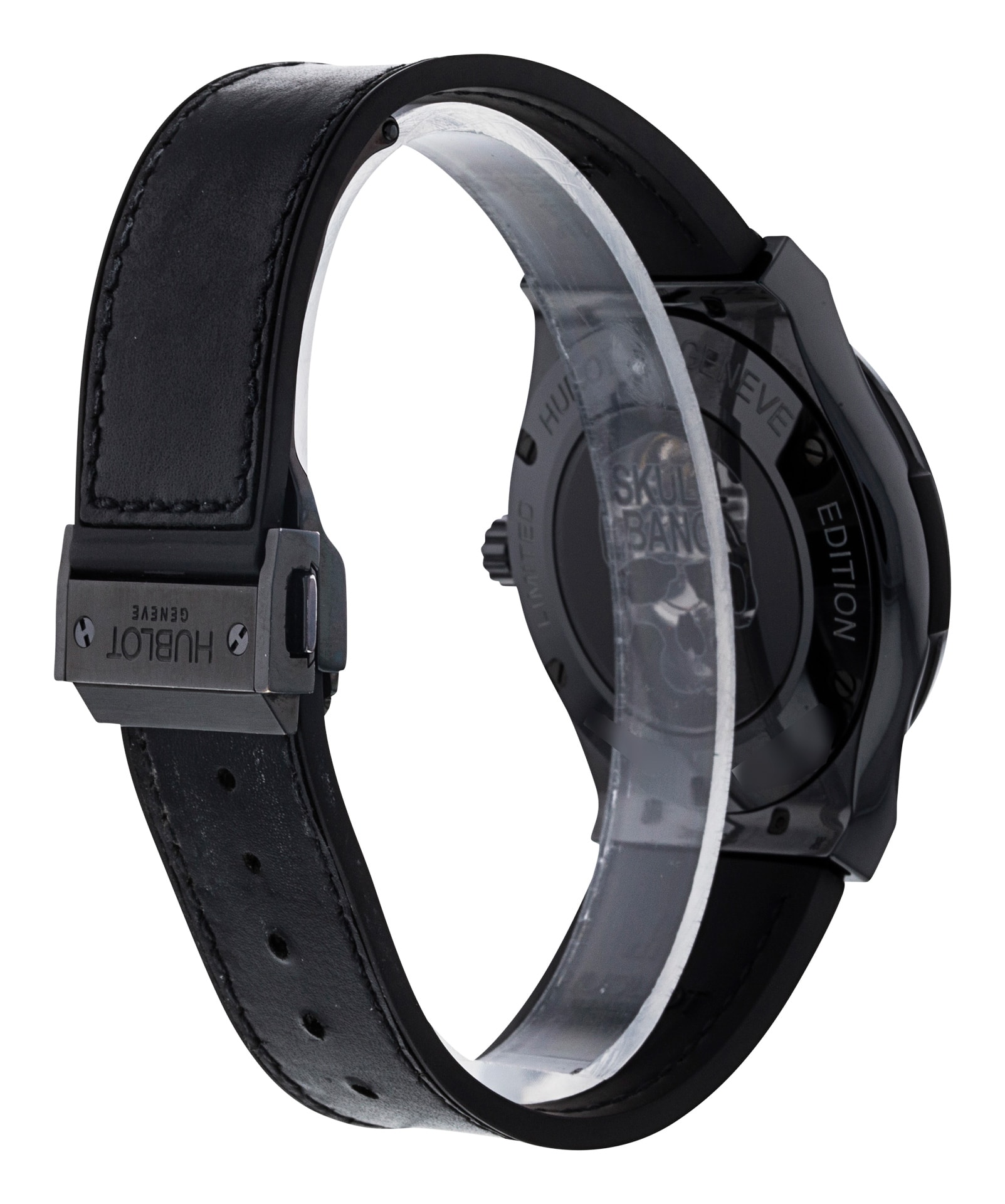 Hublot Classic Fusion Black Dial Leather Strap