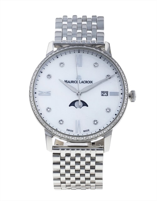 Maurice Lacroix Eliros Mother of Pearl White Diamond Dial