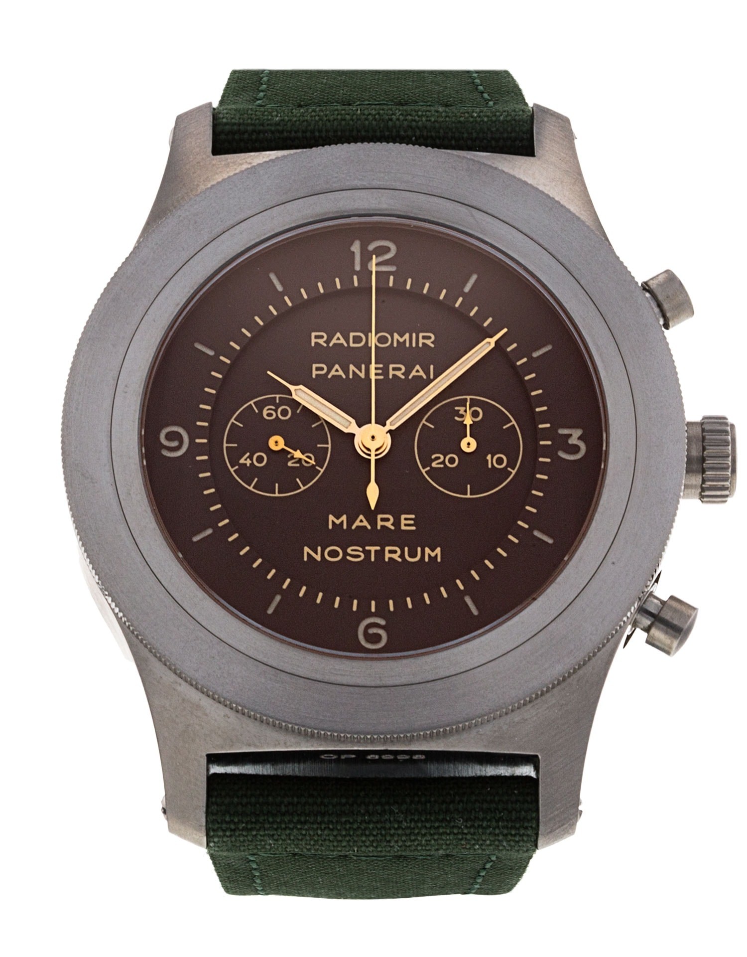 Panerai Mare Nostrum Brown Quarter Arabic Dial
