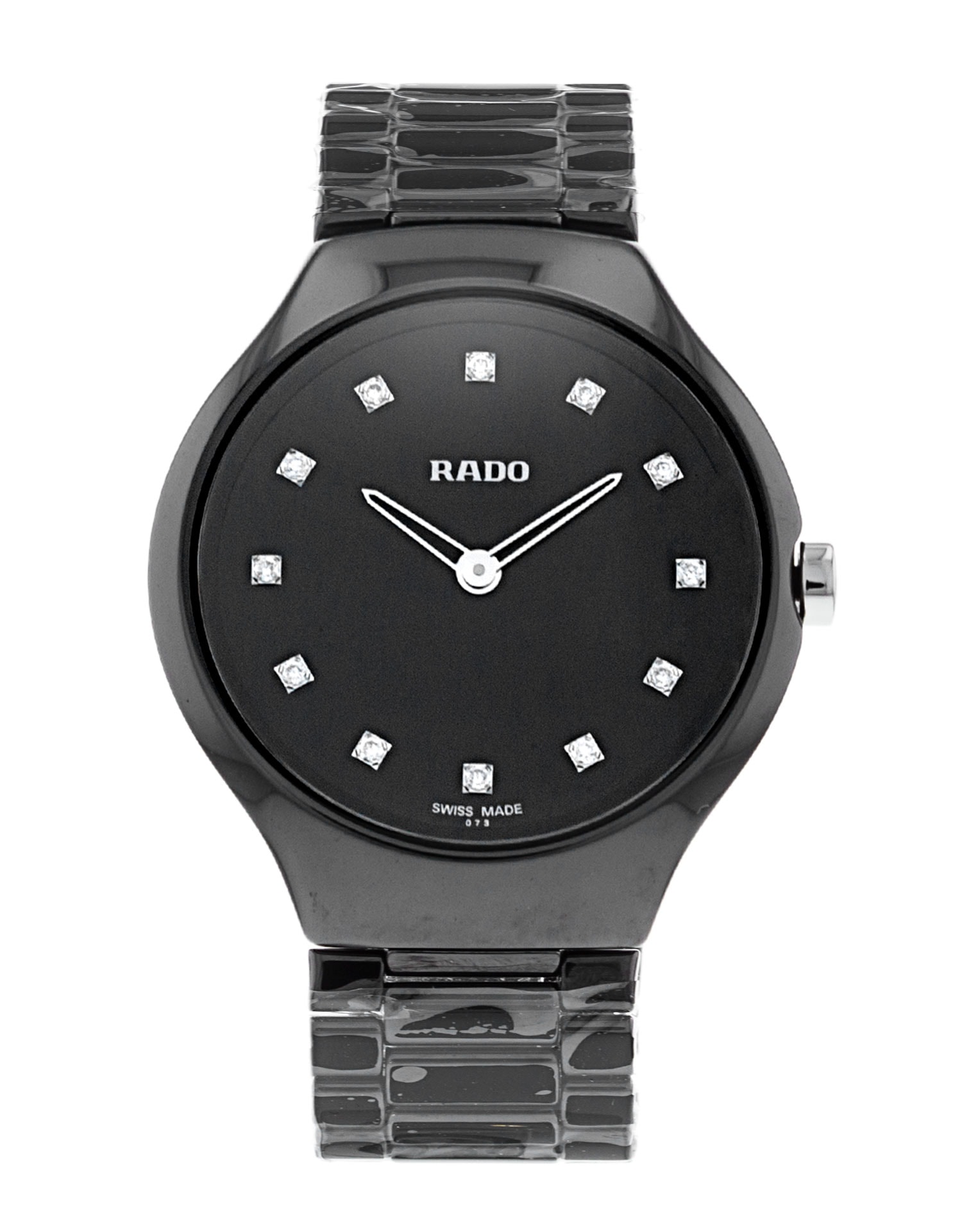 Rado True R27742732 Black Diamond Dial Bracelet Strap