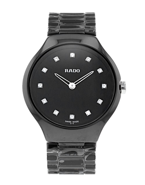 Rado True R27742732 Black Diamond Dial Bracelet Strap