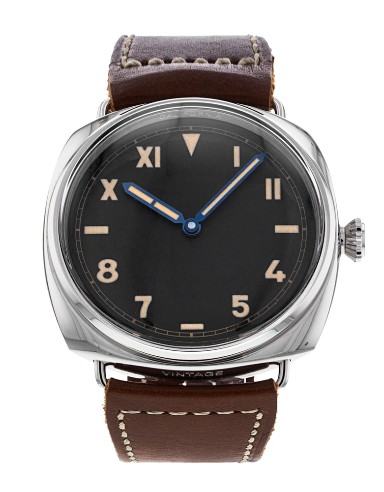 Panerai Radiomir California Black Dial Leather Strap