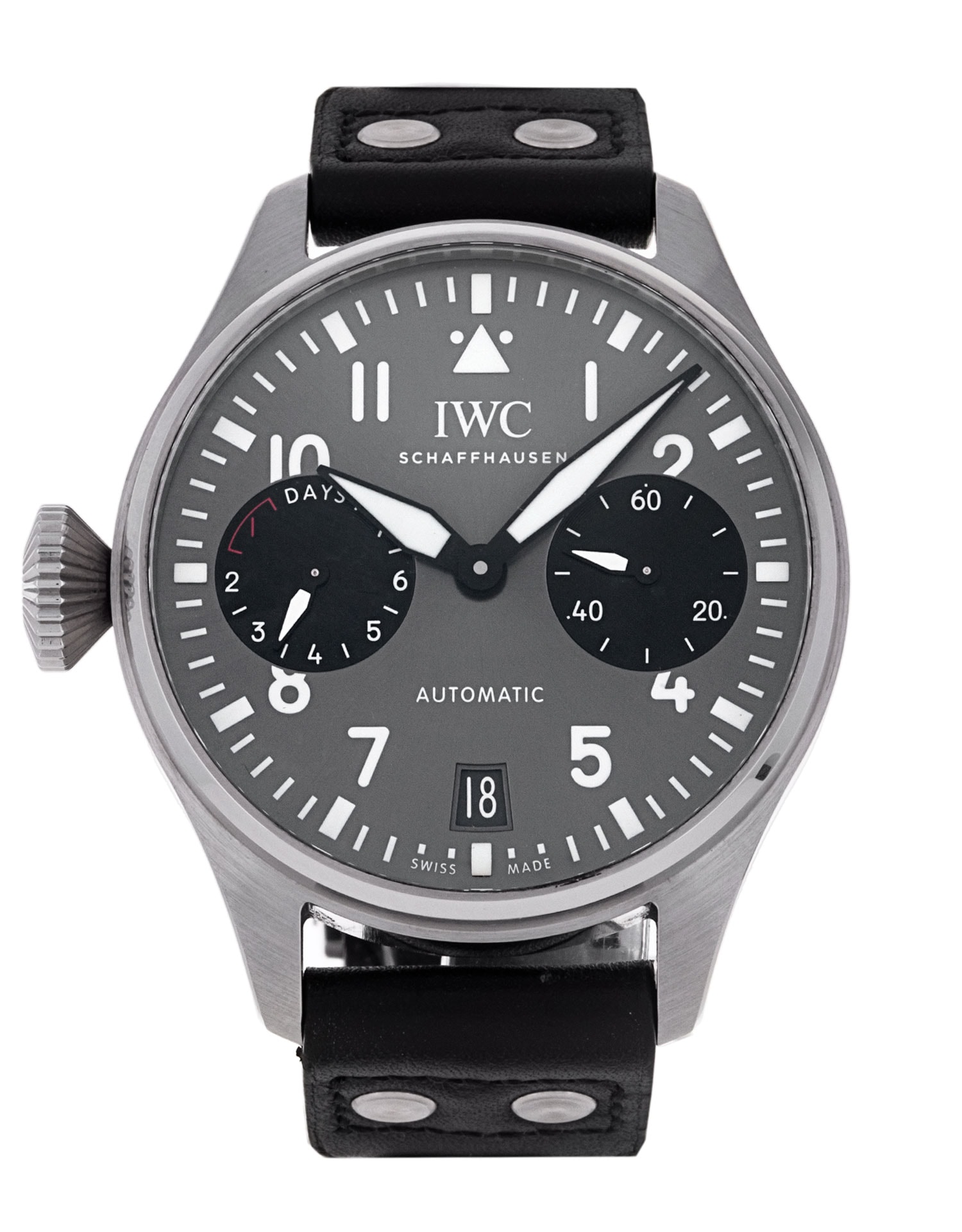 IWC Big Pilot's Schiefer Arabisch Zifferblatt