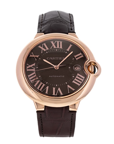 Cartier Ballon Bleu Brown Roman Numeral Dial