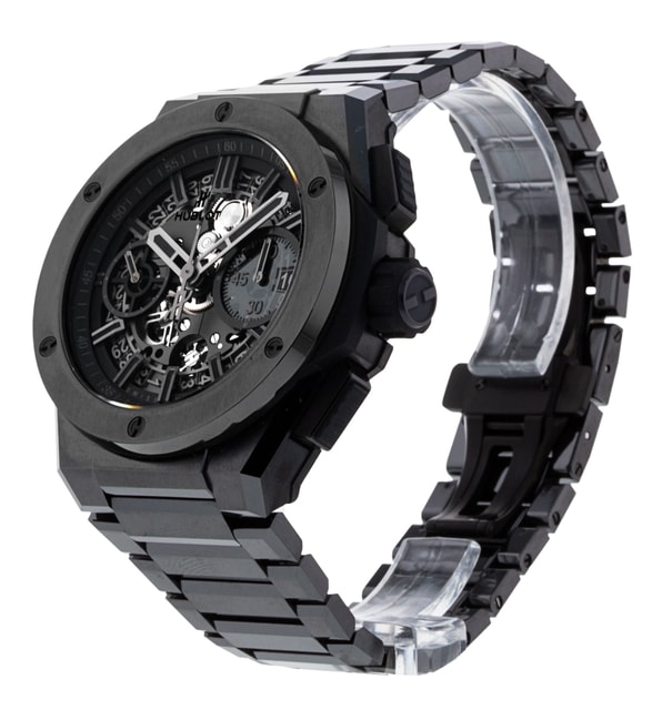 Hublot Big Bang Skeleton Black Dial Dial Bracelet Strap